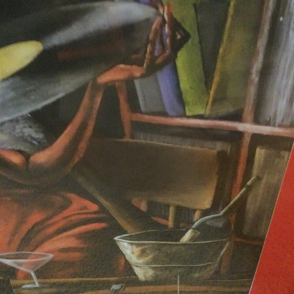 Late night dj wall art the print is 16x20 and the frame 18x24 - Picture 4 of 5